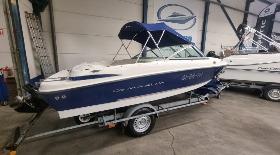 Zeer nette Maxum 1800 MX uit 2008 met trailer