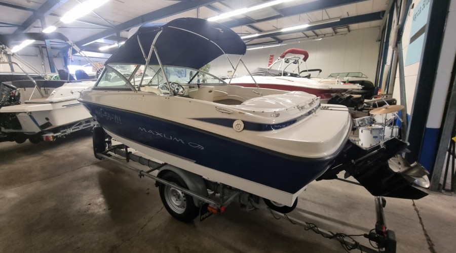 Zeer nette Maxum 1800 MX uit 2008 met trailer
