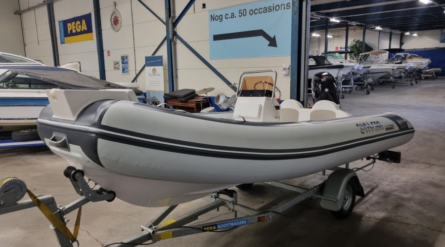 Nimarine MX450 RIB uit 2021 met Suzuki DF40A en trailer